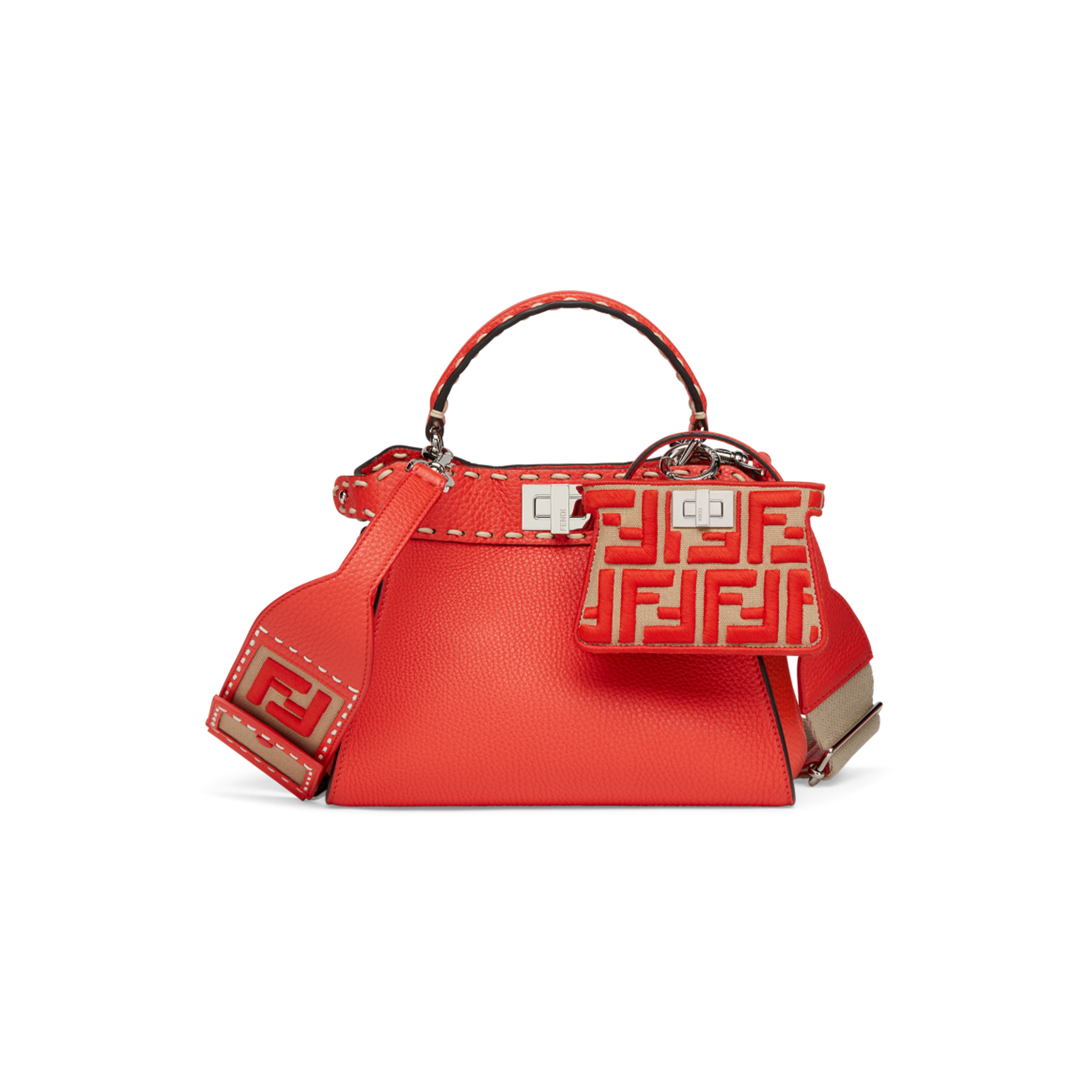 FENDI PEEKABOO MINI CAPSULE COLLECTION 8BN244AFQ8F0PG3 (23*18*11cm)